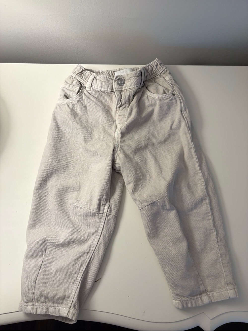 Zara Kids Light Tan Jeans